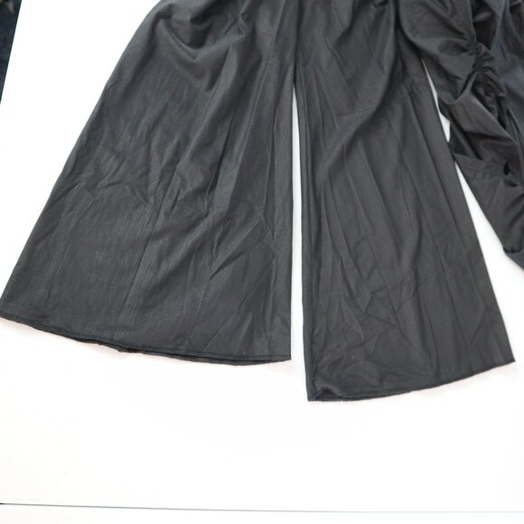 High-Waisted Black Cut-Out Pants - Picture 7 of 16